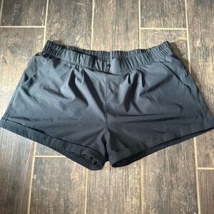 ZYIA Women's Black Athletic Shorts